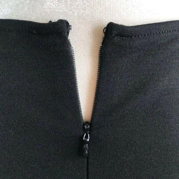 Ralph Lauren Black Cut Out Neckline Sheath Dress - Picture 9 of 10